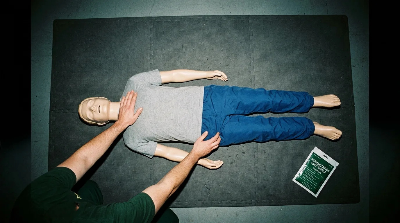 Basic Emergency Life Support training in progress