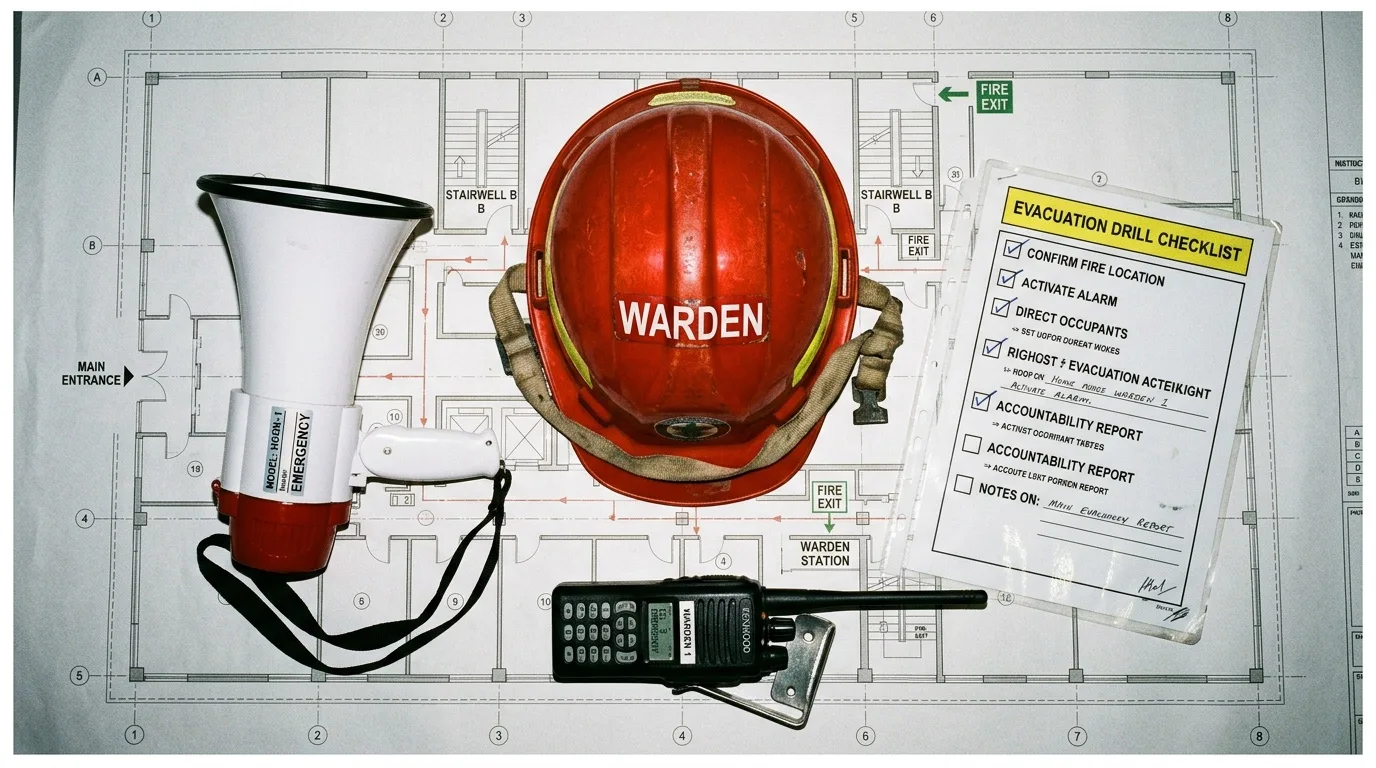 Emergency Warden training in progress
